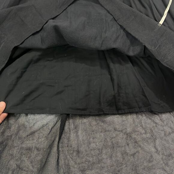 Zara Embroidered Black Midi Kaftan Lightweight Beach Bohemian Size Small Beachy - Picture 7 of 10